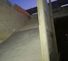 Coffrage escalier beton