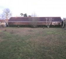 Implantation maison et garage.
