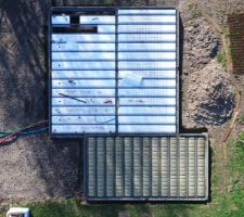 Plancher poutrelle-hourdis, photo aérienne par Morgan Soulard, VendOuesTopo, prestation de service drone et topographie