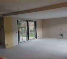 Faux plafond salon