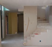 Faux plafond couloir, bon on voit juste un petit bout