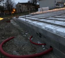 Vide sanitaire sur 2 rangs
