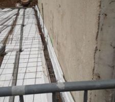Fin pose &eacute;l&eacute;ments support dalle - poutrelles et hourdis
