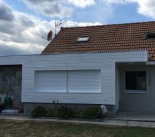 Peinture bardage composite suite isolation exterieur