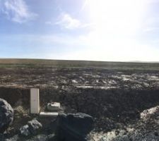 Le terrain est enfin viabilis&eacute; !!