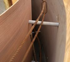 Coffrage arrondi en b&eacute;ton