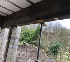 Poutre terrasse couverte