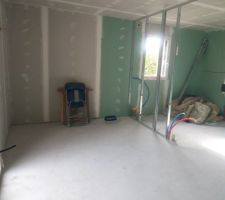 Chambre et salle d'eau