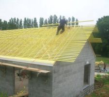 Au tour de la charpente de derrière