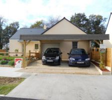 Vue du carport