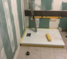 Receveur de douche posé