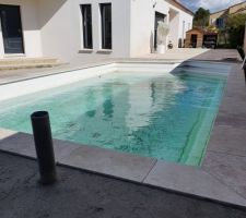 Chape maigre piscine
