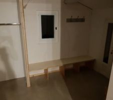 Mise en place banc entree