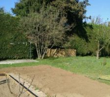 Mise en place potager