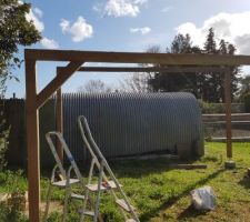 Montage structure poulailler