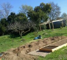Mise en place potager