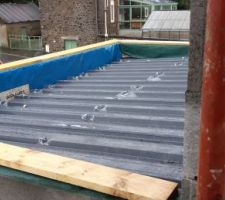 Couverture du toit plat