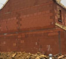 &Eacute;l&eacute;vation des murs &eacute;tage