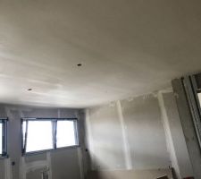 Enduit plafond mezzanine