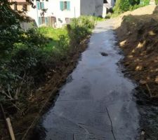 Fondation mur de sout&egrave;nement