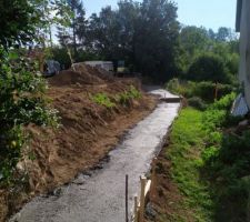 Fondation mur de soutènement