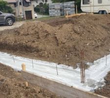 D&eacute;but des fondations