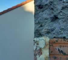 Chainage avec béton non vibré et décoffrage le lendemain du coulage.