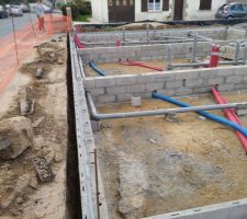 Vide sanitaire avec les évacuations