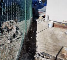 Saigner pour fondation lat&eacute;ral