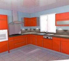 Le plan de notre future cuisine