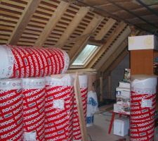 Velux des combles, en cours