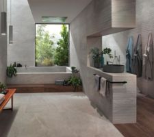 Faïence et carrelage salle de bain parentale