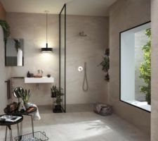 Carrelage salle de bain parentale
