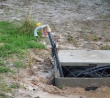 Robinet d'eau pour les maçons