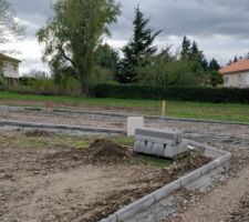 Terrain
On commence &agrave; deviner les contours des lots