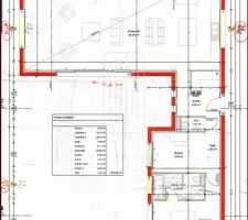 Vue plan de maison