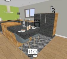 Plan cuisine 3D