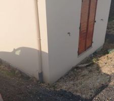 Vue d'ensemble avant remblaiement