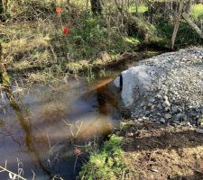 Travaux de la mairie : buse + égouts
