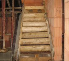 Pr&eacute;paration escalier