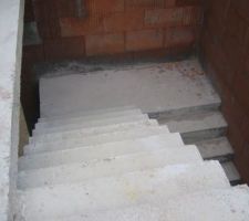 Escalier en cours