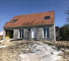 Le chantier a repris ! (isolation et placo)
Merci à mon voisin pour les photos !