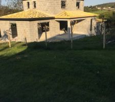 Charpente posée