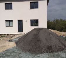 Livraison de 30 tonnes de graves 0/20