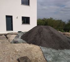 Livraison de 30 tonnes de graves 0/20