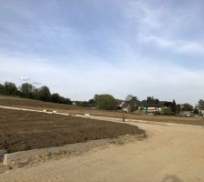 Terrassement bien avanc&eacute;...