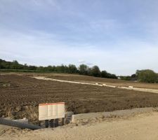 Terrassement bien avanc&eacute;...