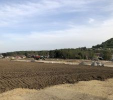 Terrassement bien avanc&eacute;...