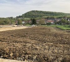 Terrassement bien avanc&eacute;...