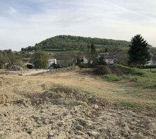 Terrassement bien avanc&eacute;...